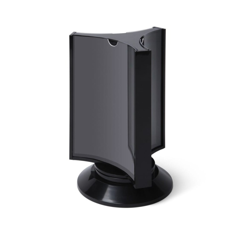 SCRITTO® A4 Three-Sided Information Stand For A Menu, Three-Sided Display For Placing On a Table, Menu Stand, Information, Leaflet, Poster