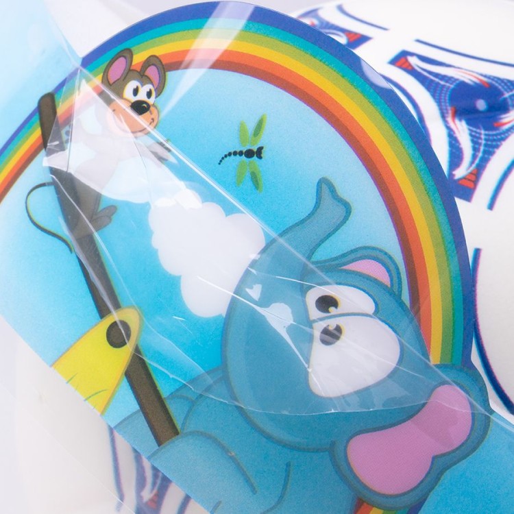 Kids Face Protective Visor Elephant Pattern Clear Plastic Nose nd Mouth Face Shield For Kids