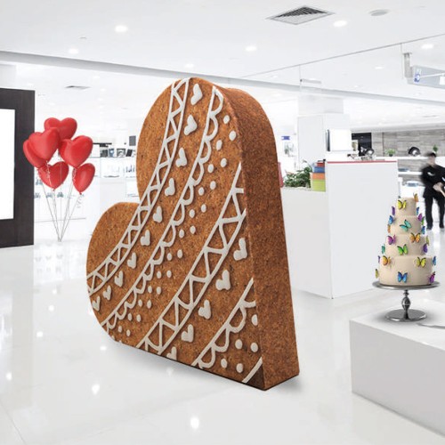 Piernik świąteczny reklamowy odzoba 3D 140 x 150 x 30 cm