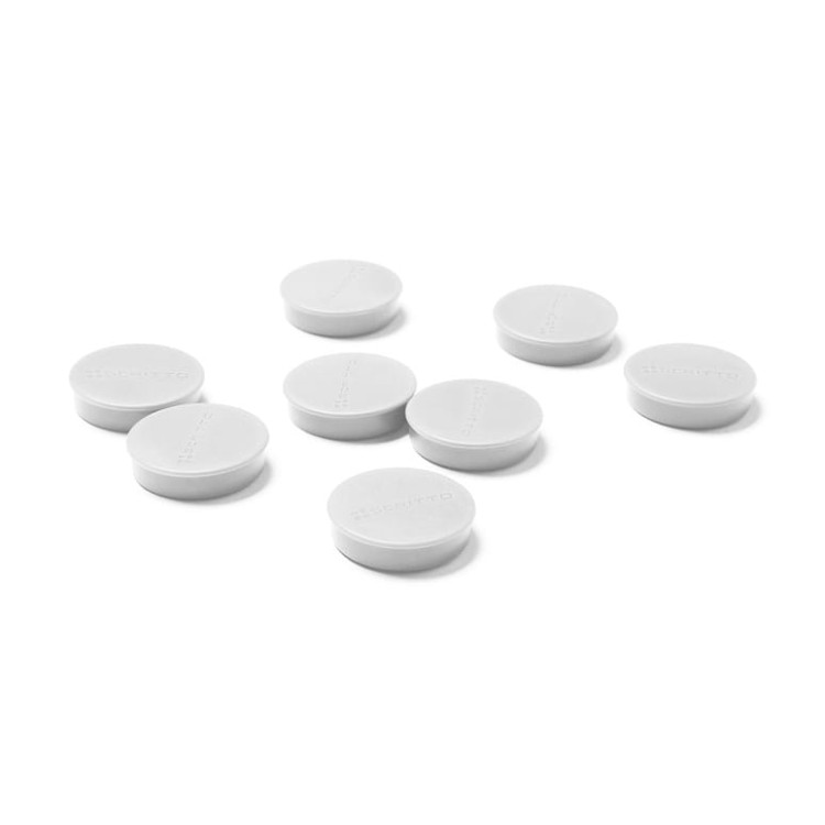 Set of 8 SCRITTO® Magnets, 35 mm in Diameter, for Magnetic Whiteboards, Whiteboard Magnets for Magnetic Whiteboards