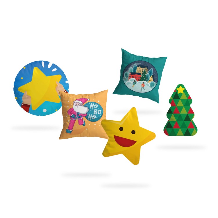 Świąteczna ozdobna poduszka reklamowa 45 x 45 cm