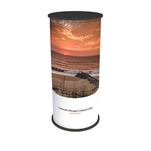 Wydruk do okrągłej trybunki reklamowej BASIC