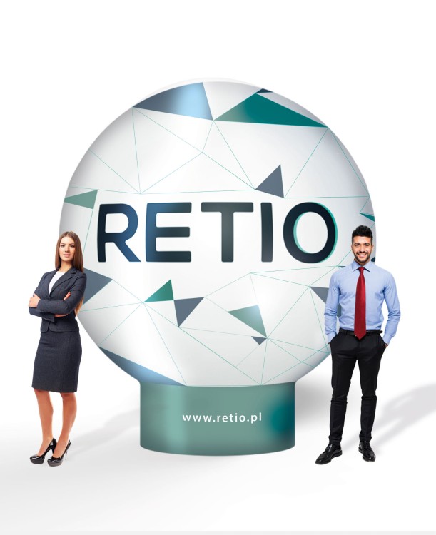 Balon reklamowy pneumatyczny 3m z nadrukiem indywidualnym - Kula