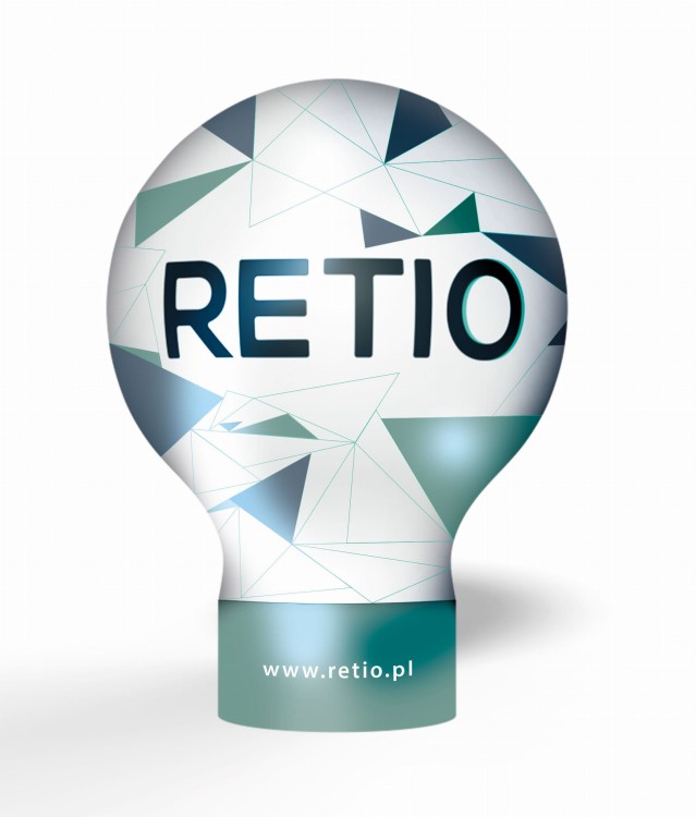 Balon reklamowy pneumatyczny 3m z nadrukiem indywidualnym - Standard z szyjką