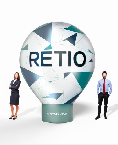 Balon reklamowy pneumatyczny 4m z nadrukiem indywidualnym - Standard