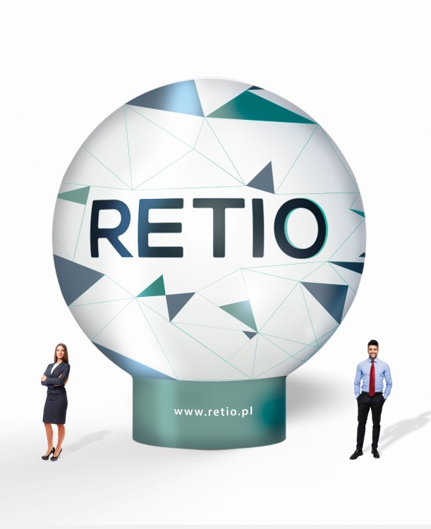 Balon reklamowy pneumatyczny 6m z nadrukiem indywidualnym - Kula