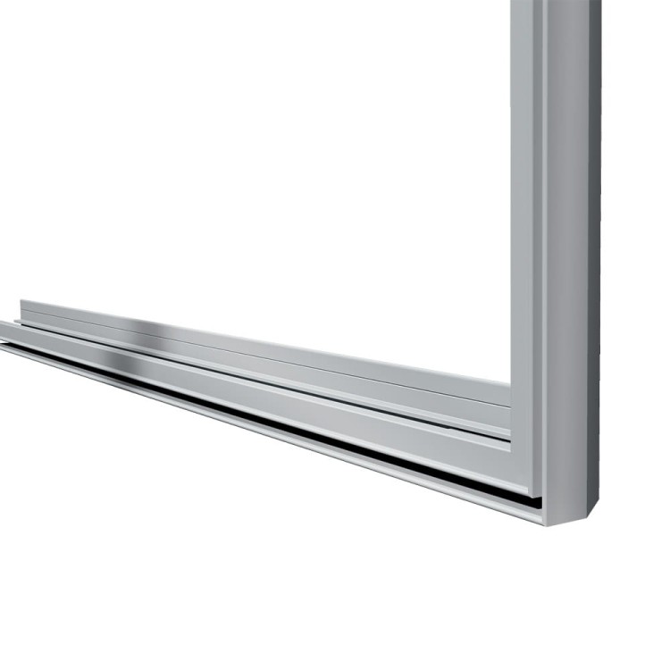 Detal - ramka aluminiowa 20 mm, obraz tekstylny