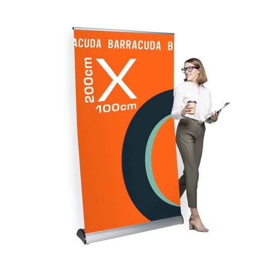 Rollup Barracuda 80 x 200 cm stojak reklamowy rozwijany z opcją wydruku
