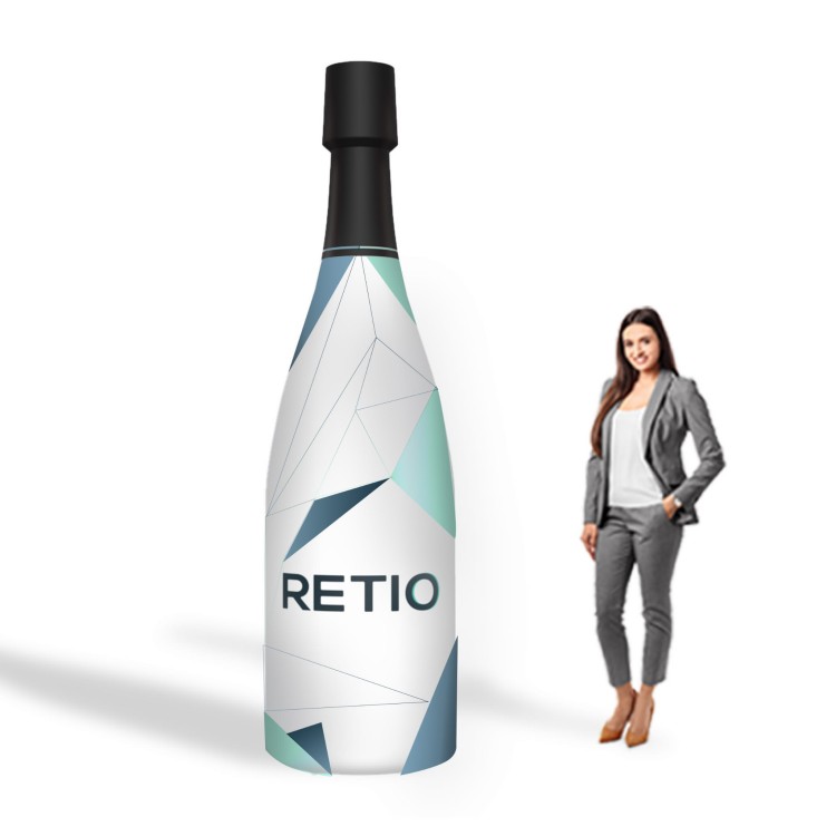 Butelka reklamowa pneumatyczna 3m z nadrukiem indywidualnym