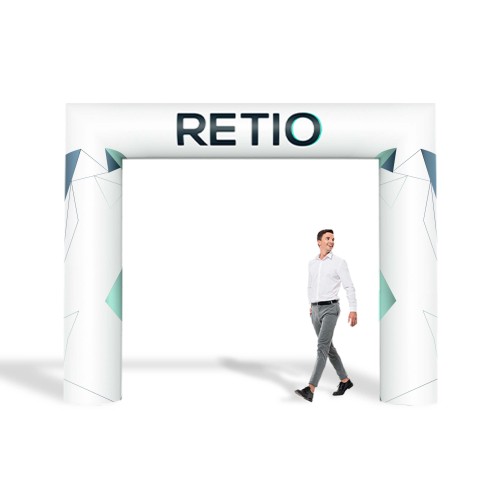 Brama reklamowa nadmuchiwana, pneumatyczna 3x2,5 m z nadrukiem indywidualnym - Prosta