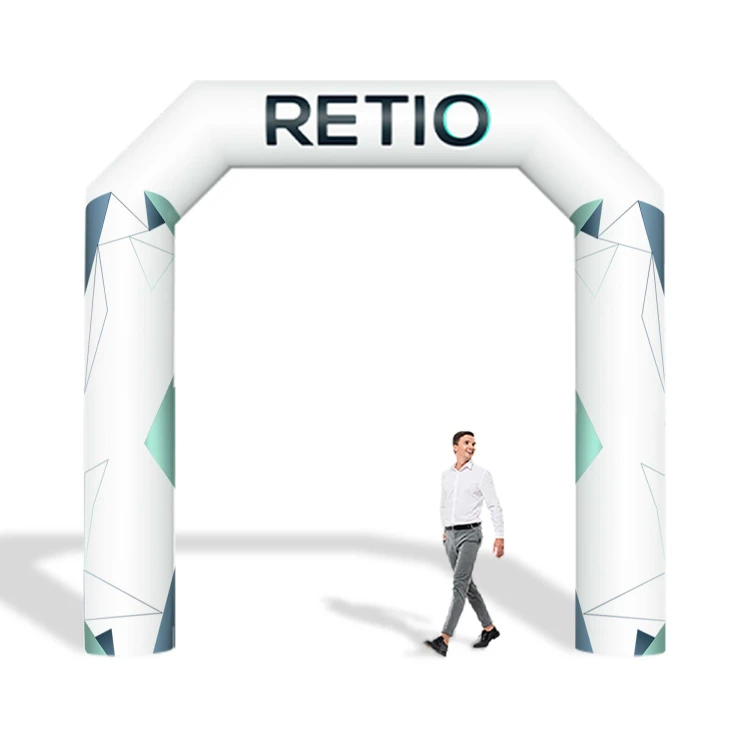 Brama reklamowa nadmuchiwana, pneumatyczna 4x4 m z nadrukiem indywidualnym - Standard