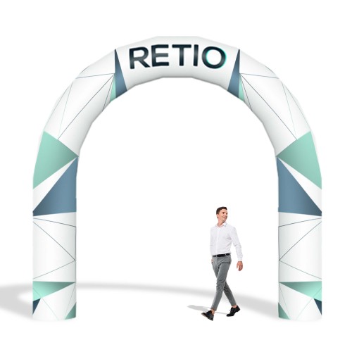 Brama reklamowa nadmuchiwana, pneumatyczna 4x4 m z nadrukiem indywidualnym - Łukowa