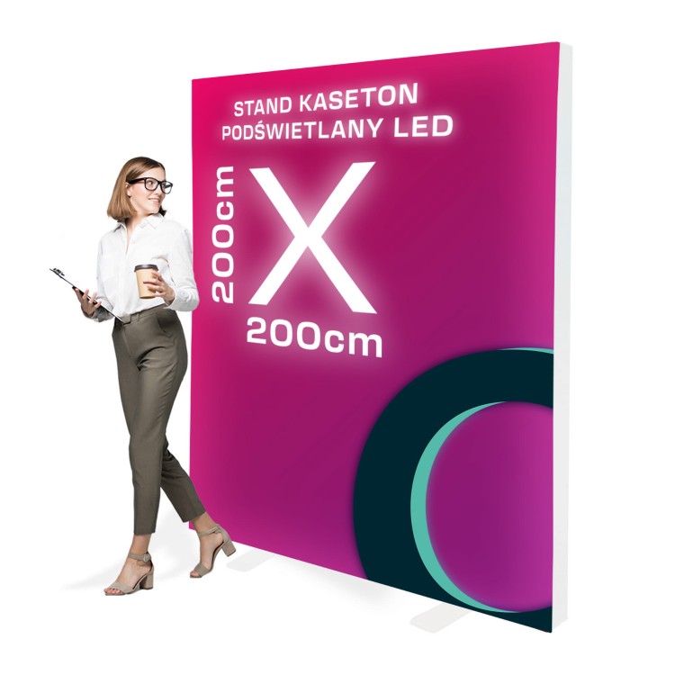 Stand Kaseton Podświetlany LED 200 x 200cm