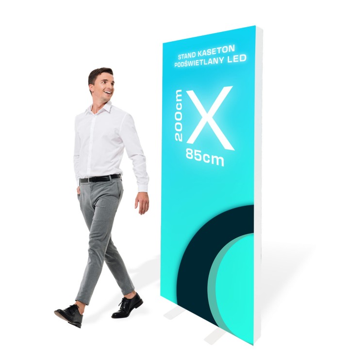 Stand Kaseton Podświetlany LED 85 x 200cm