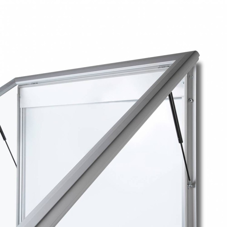 Zewnętrzna gablota magnetyczna ILLUMO 27xA4 212x116 cm z podświetleniem LED zamykana na kluczyk do użytku zewnętrznego gablota zewnętrzna gablota ogłoszeniowa gablota informacyjna tablica ogłoszeń tablica informacyjna