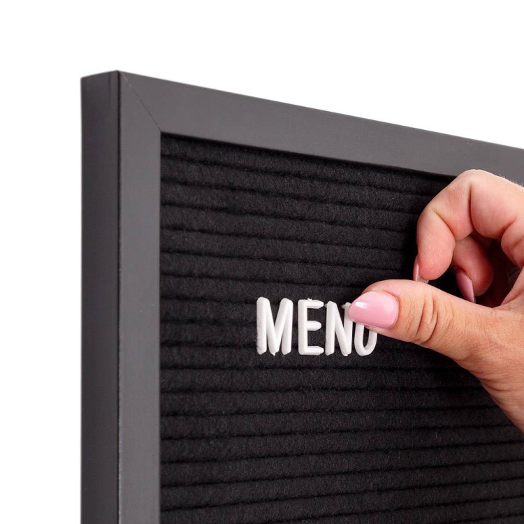 Czarna tablica literowa 40 x 60 cm do użytku wewnętrznego w zestawie z literami wewnętrzna tablica literowa ogłoszeniowa tablica informacyjna tablica ogłoszeń