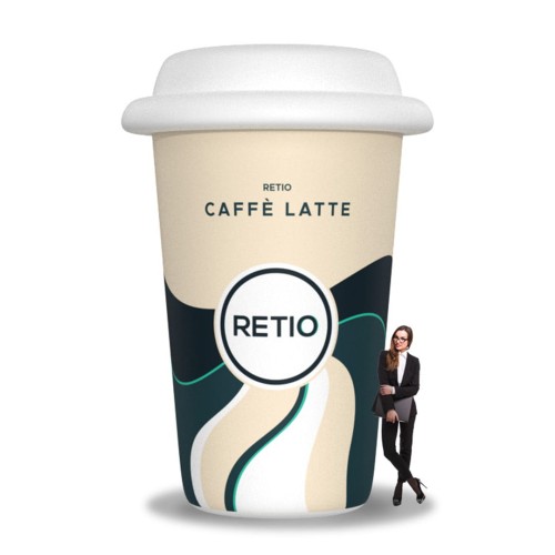 Kubek 3,5m pneumatyczny z nadrukiem indywidualnym do kawiarni, restauracji