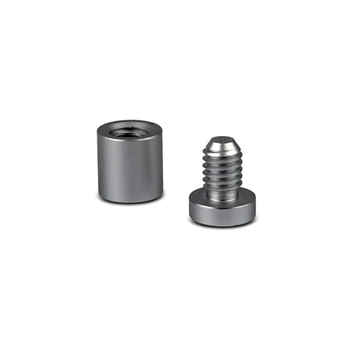 Dystans montażowy 13mm Ø Aluminium Srebrna Satyna 13x13