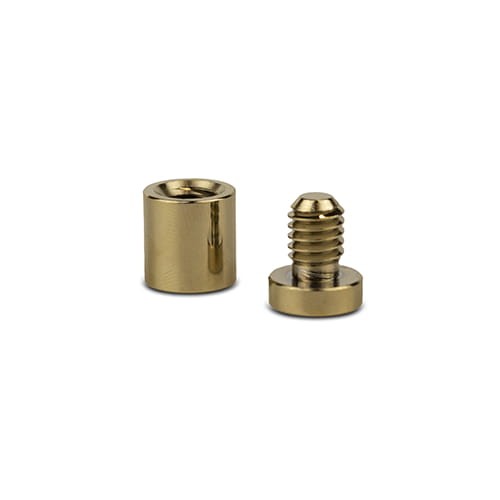 Dystans montażowy 13mm Ø Mosiądz Złoty 13x19