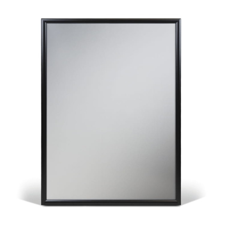 Ramka plakatowa OWZ B2 (70 x 50 cm) aluminiowa czarna z prostym narożnikiem rama ramka plakatowa OWZ ścienna na plakat na zdjęcia profil 25 mm