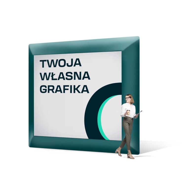 Ścianka Reklamowa Airwall Nadmuchiwana Zewnętrzna 360 x 310cm - Ekran pneumatyczny z nadrukiem indywidualnym