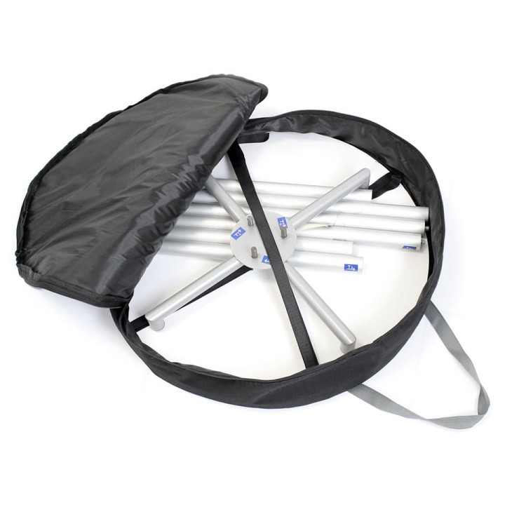 Stół stolik cateringowy koktajlowy okrągły recepcyjny stolik eventowy z pokrowcem możliwość nadruku