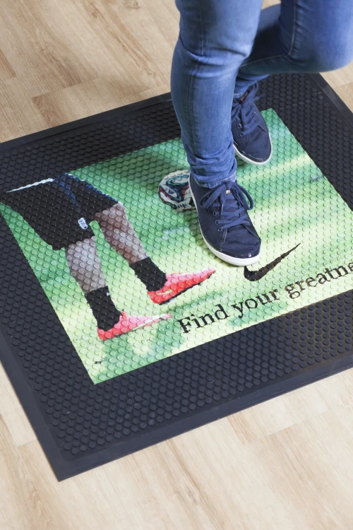 Mata podłogowa gumowa wycieraczka z logo