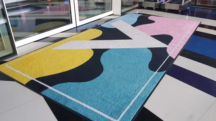Mata podłogowa Interior Guard Brush - dywanik wycieraczka wykładzina z logo do zastosowań wewnętrznych