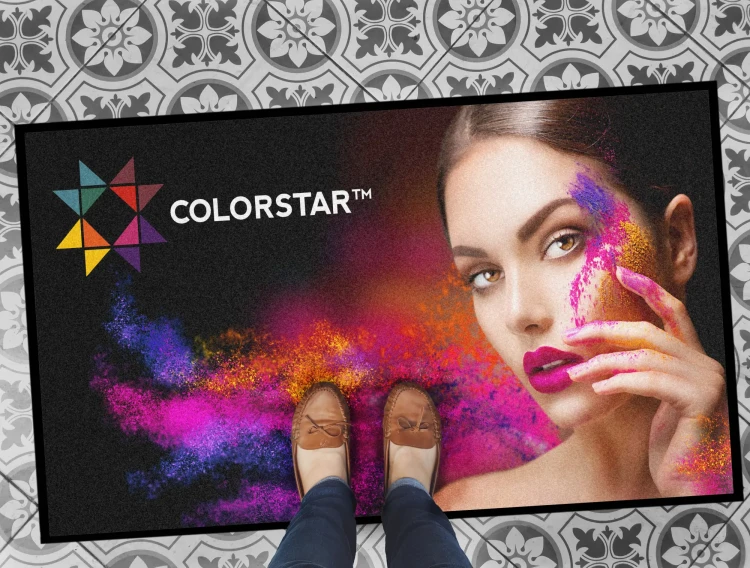 Mata podłogowa Interior Guard Brush - dywanik wycieraczka wykładzina z logo do zastosowań wewnętrznych