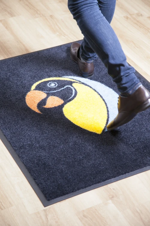 Mata podłogowa Interior Guard Brush - dywanik wycieraczka wykładzina z logo do zastosowań wewnętrznych