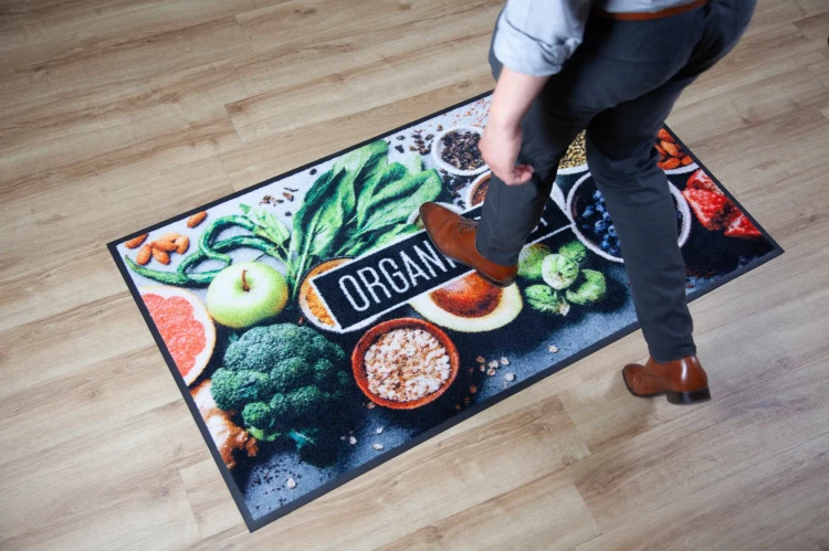 Mata podłogowa Interior Guard Brush - dywanik wycieraczka wykładzina z logo do zastosowań wewnętrznych