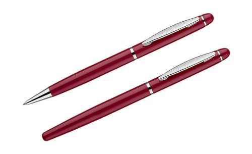 Zestaw piśmienniczy MONTANA czerwony