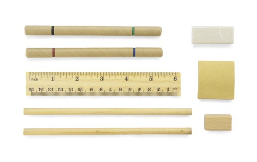 Piórnik bambusowy TITA beżowy (naturalny)