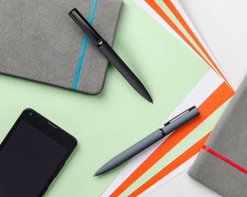 Długopis SOLID MAT popielaty (szary)