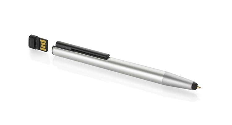 Długopis touch z pamięcią USB MEMORIA 8 GB srebrny