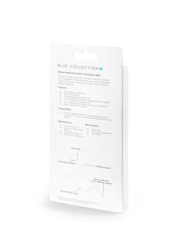 Power bank VIVID 4000 mAh błękitny