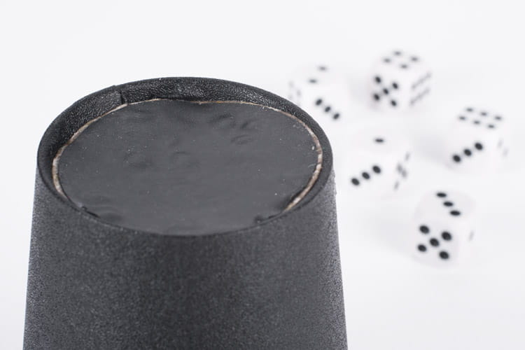 Kości do gry - II gatunek czarny