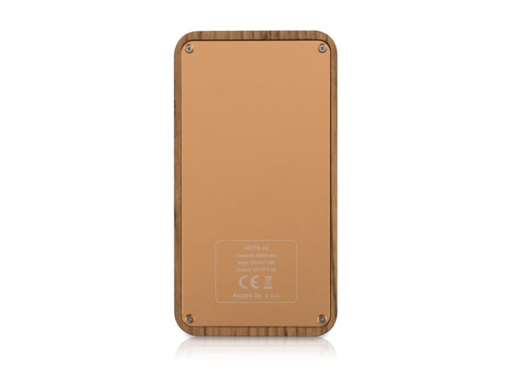 Power bank VIOUR 4000 mAh brązowy