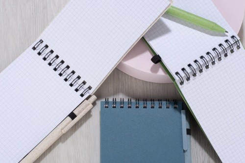 Notes z długopisem TRESA A6 niebieski