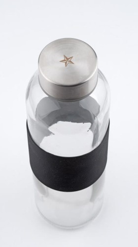 Butelka szklana GLASSI 510 ml czarny