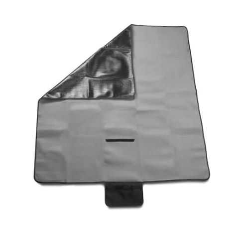 Koc piknikowy TAMAO popielaty (szary)