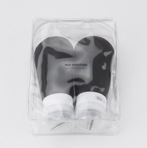 Zestaw pojemników podróżnych OLANNA czarny