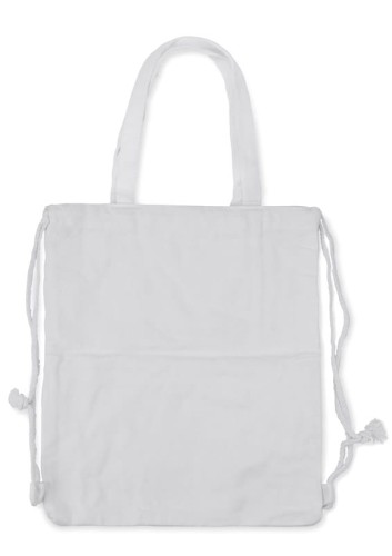 Worek na sznurkach PAMUK biały