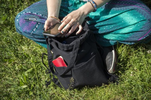 Worek na sznurkach PAMUK czarny