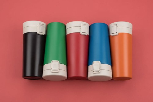 Kubek termiczny STAR 350 ml pomarańczowy