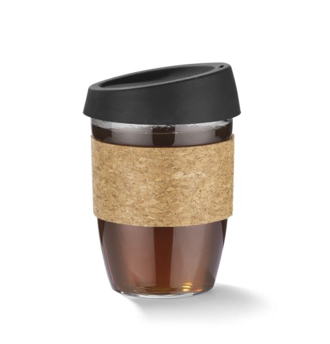 Kubek szklany SKLO 380 ml czarny