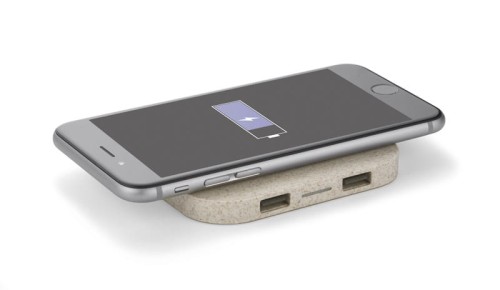 Ładowarka indukcyjna PALLA beżowy (naturalny)