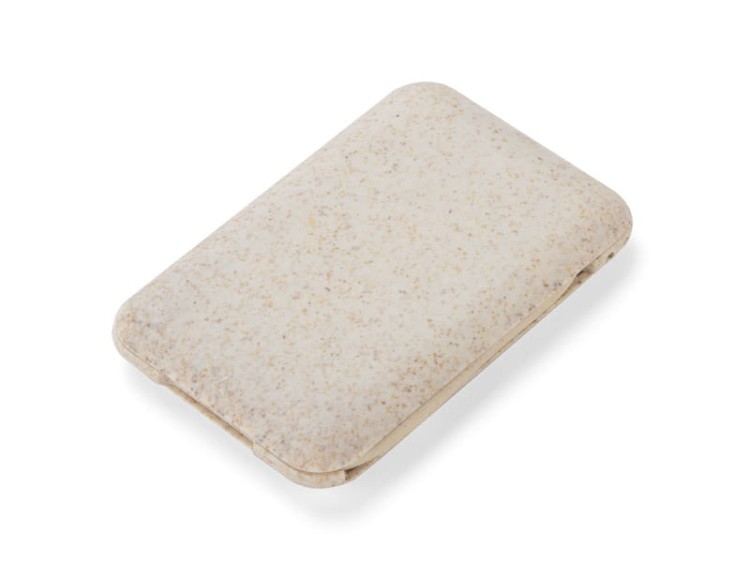 Stojak do telefonu z kablami do ładowania OLIN beżowy (naturalny)