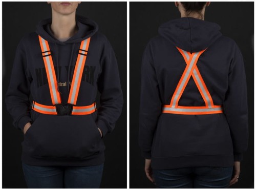 Szelki odblaskowe REFI pomarańczowy