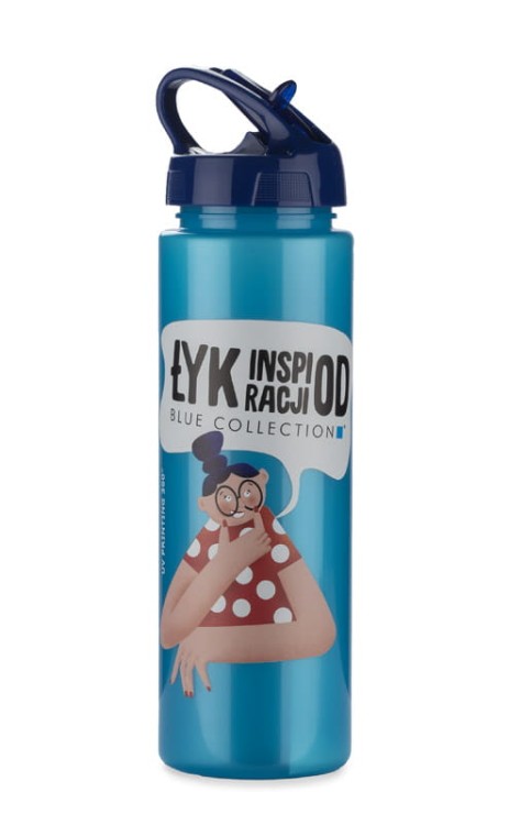 Bidon do wody z wkładem chłodzącym CHANGE 700 ml niebieski